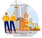 organic-flat-engineers-working-construction-site-illustration_23-2148909837